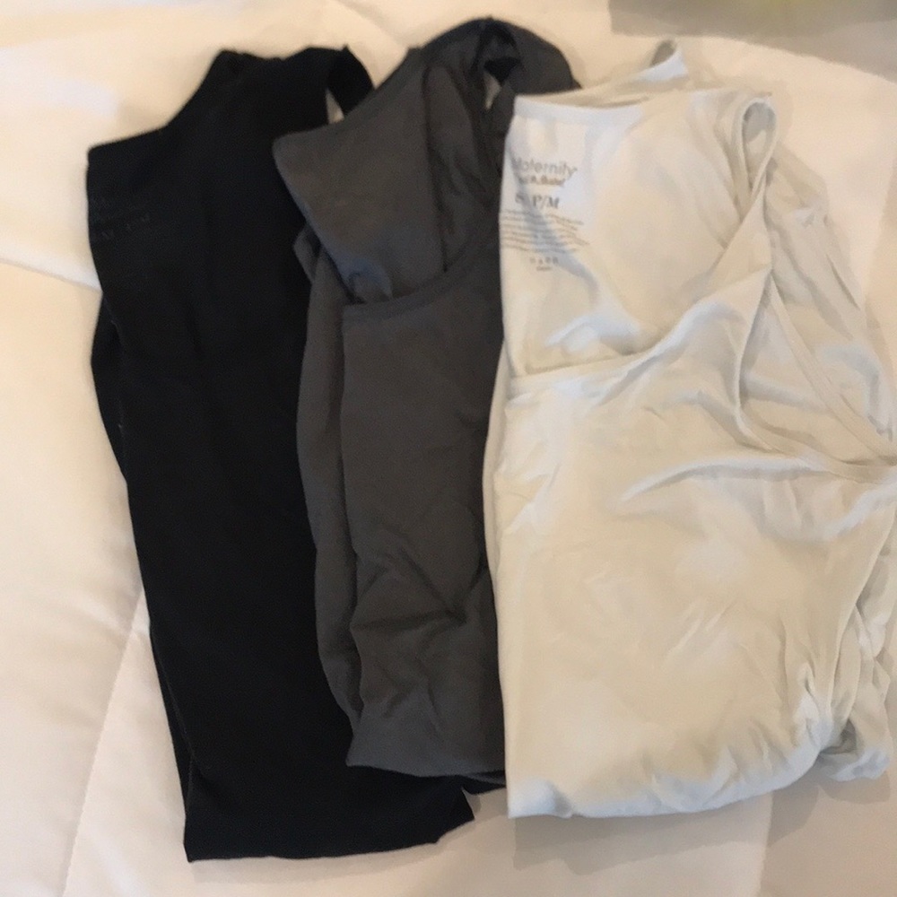 EUC Lot of three maternity tanks